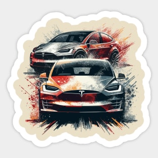 Tesla Model X Sticker